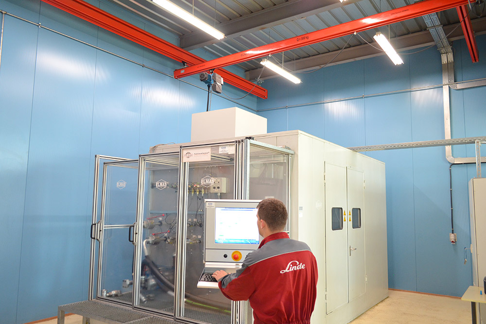   Elmas testing laboratory