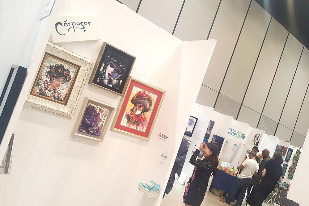 We support culture - Painting, Carpusor expo Tokyo